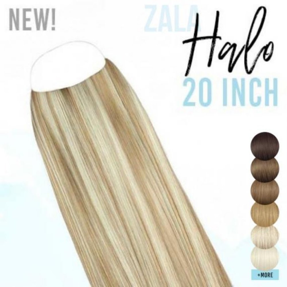 Zala 20' Halo Hair Extensions (Snickers Highlight)